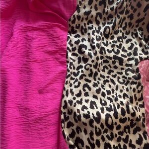 Pink and Leopard Print shirt